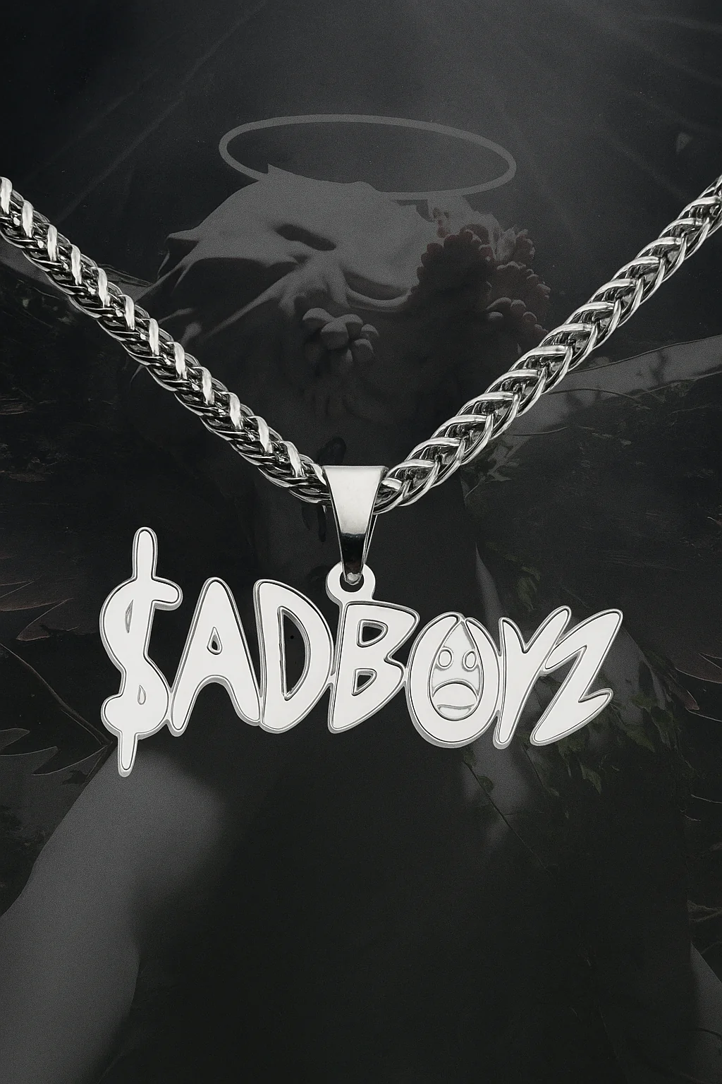 Junior H SadBoyz Stainless Steel Necklace (LIMIT OF 1 PER PERSON)
