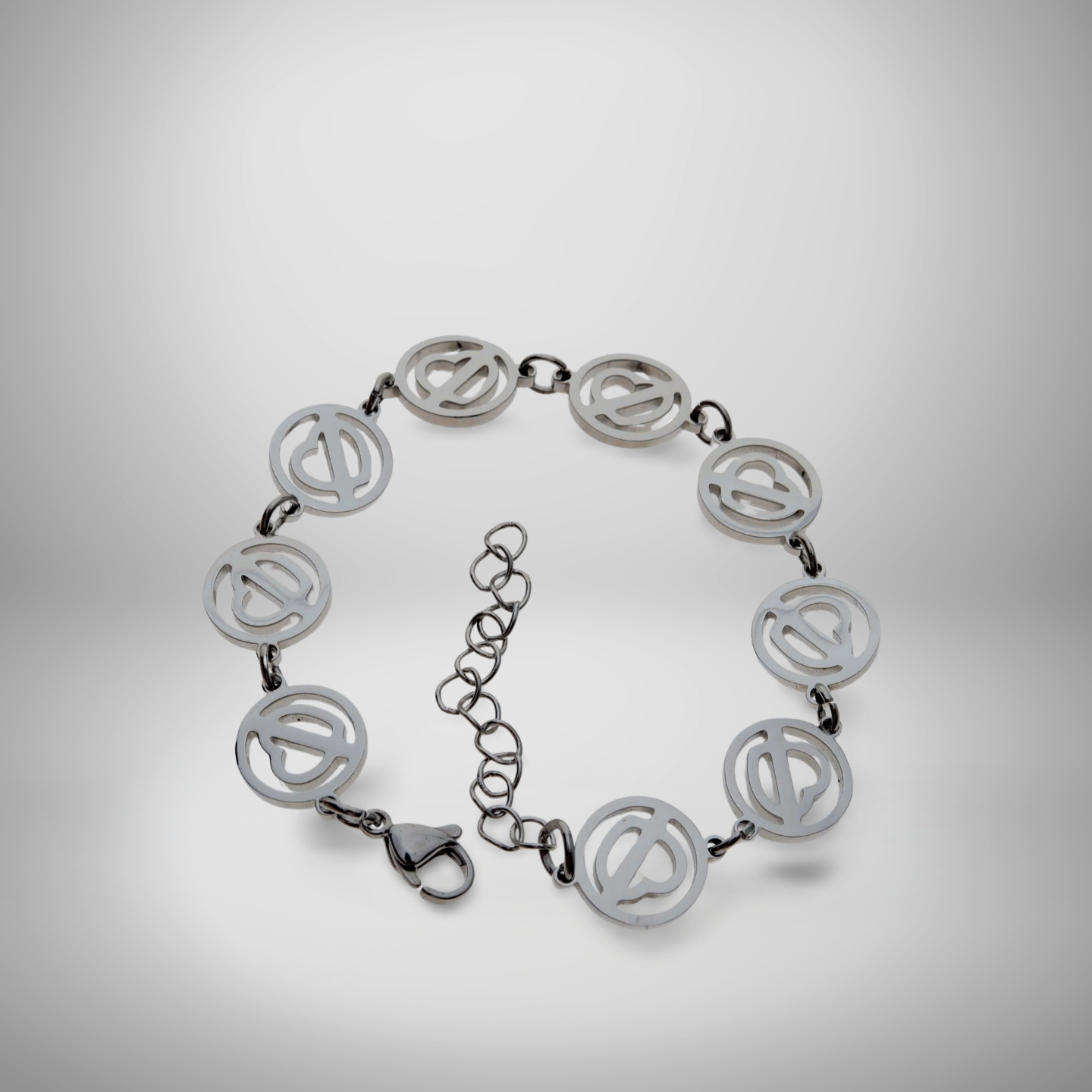 NO TE ENAMORES BRACELET (14K WHITE GOLD LIFETIME WARRANTY)