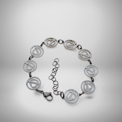 NO TE ENAMORES BRACELET (14K WHITE GOLD LIFETIME WARRANTY)